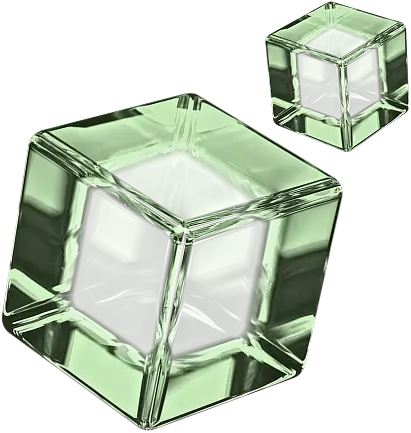 Glassy Cubes Ilustration
